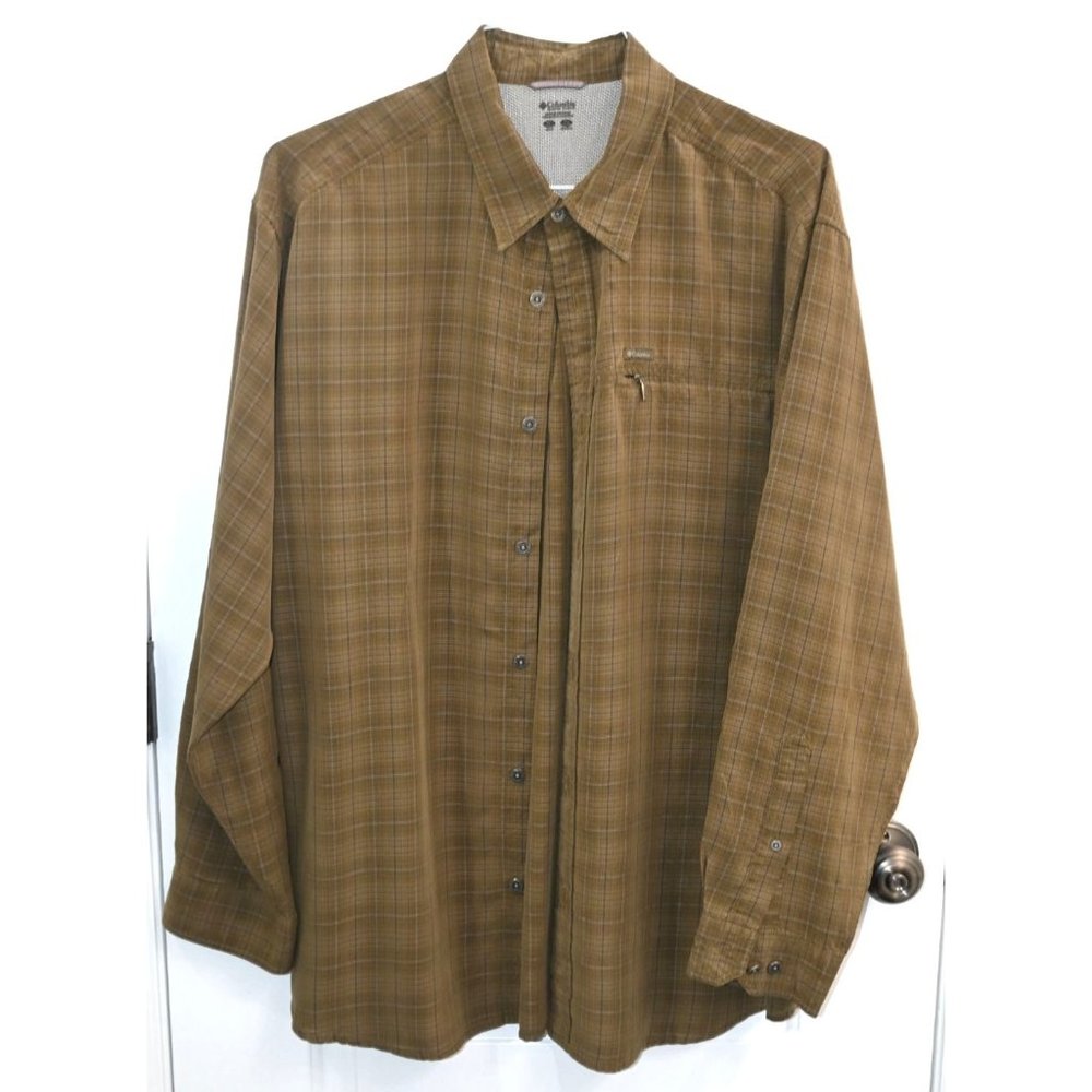 Columbia Mens Long Sleeve Sportswear Button Up Shirt Size XL